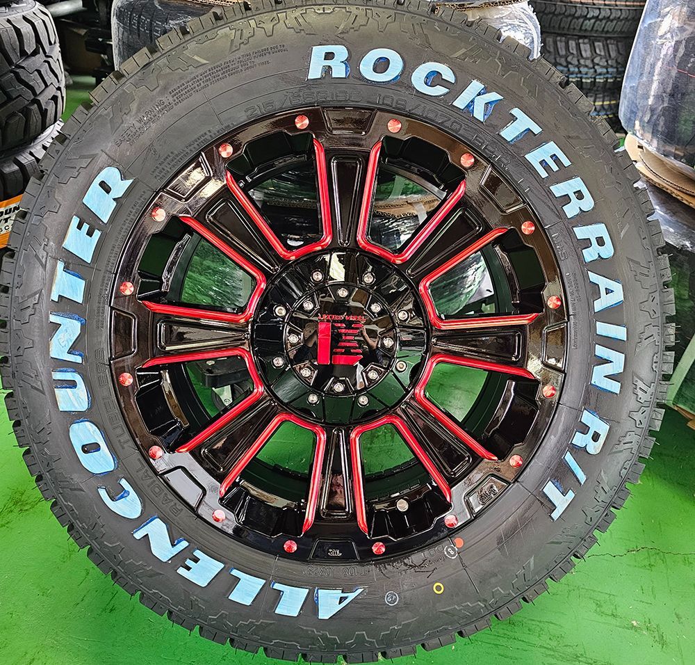 新品タイヤホイールセット！！ ハイエース 200系 人気 オーレンカウンター ロックテレーン RT 215/65R16 ホワイトレター 16インチ  LEXXEL レクセル DeathRock デスロック - メルカリ