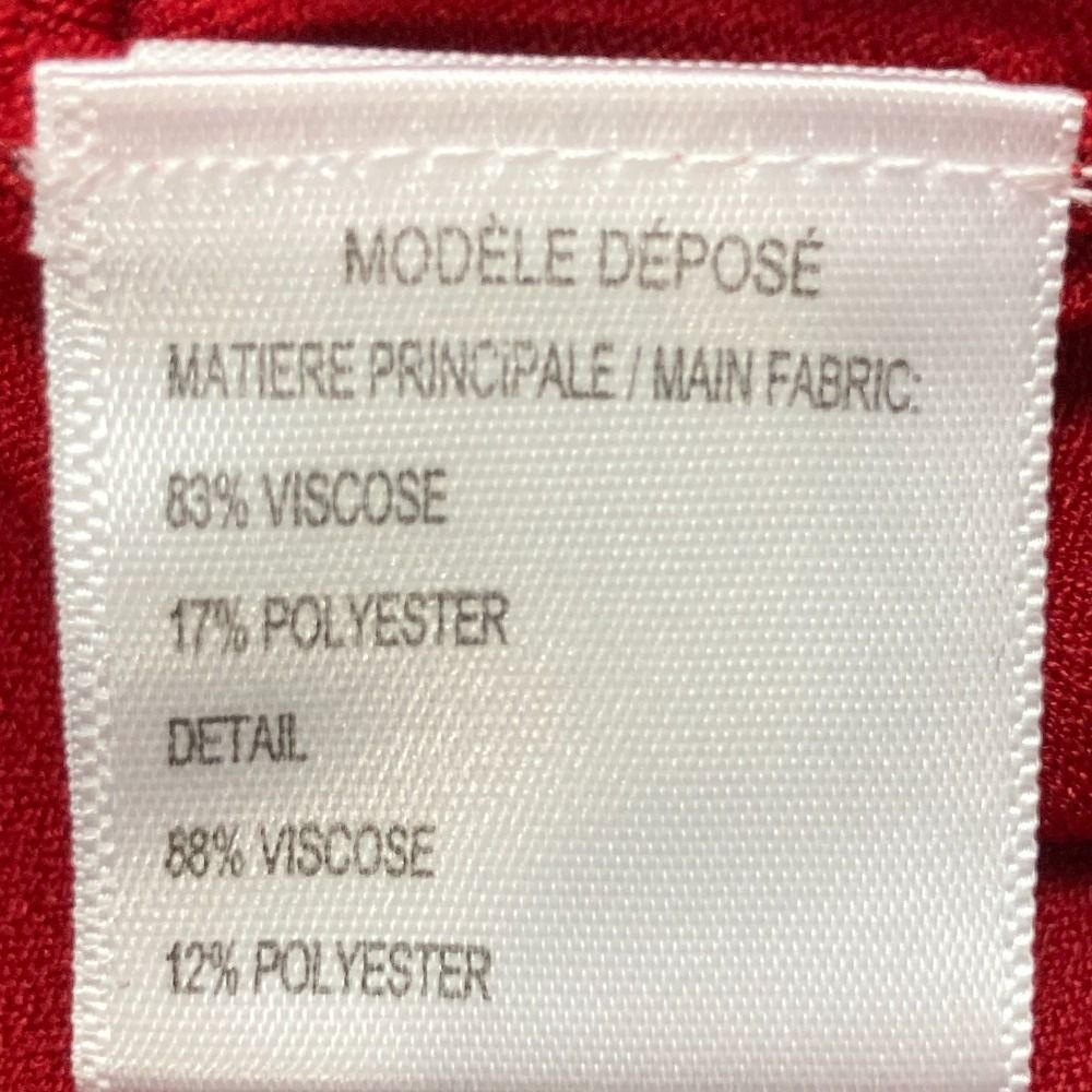 美品 PAULE KA ポールカ 長袖 二ットカーディガン S レッド