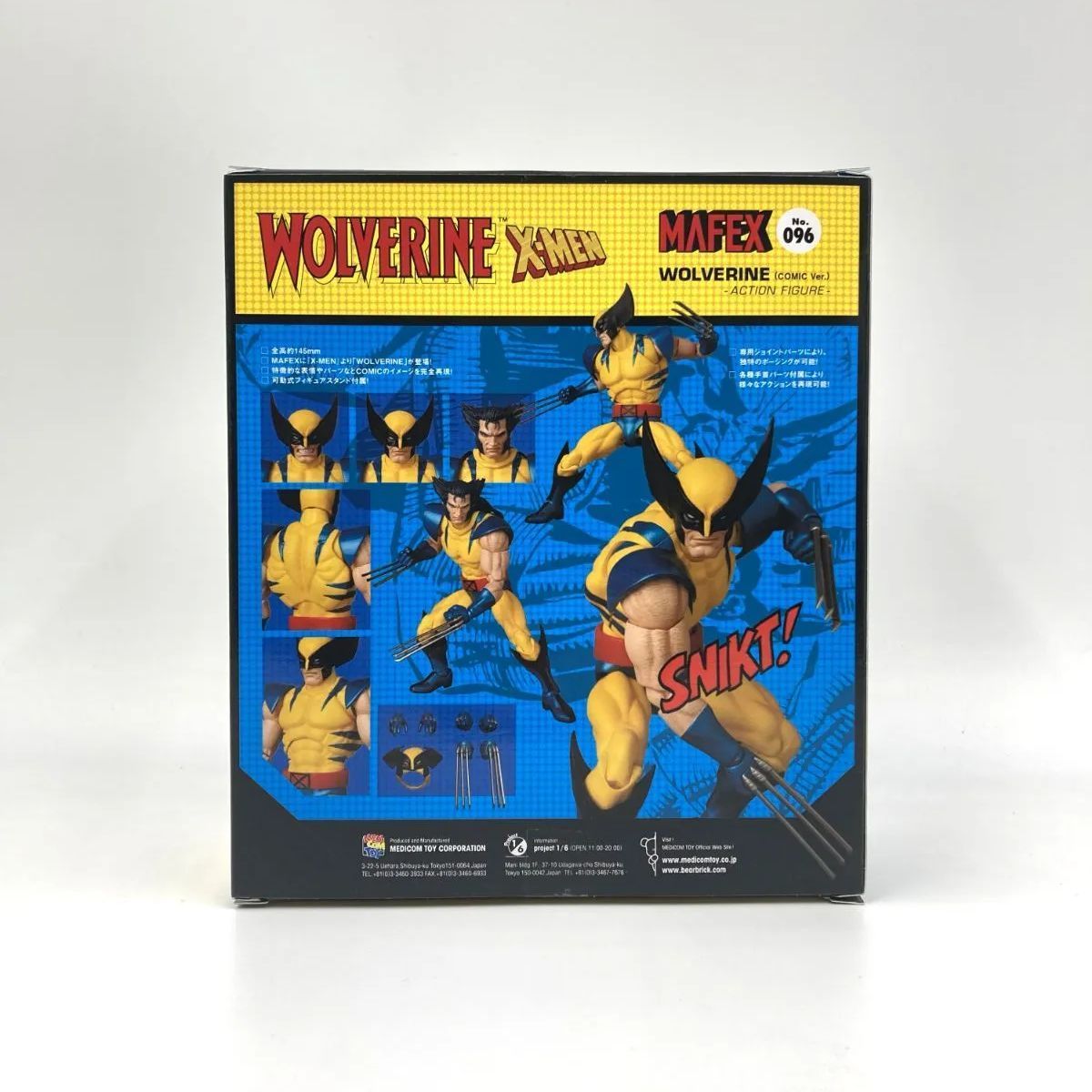 B】MAFEX WOLVERINE(COMIC Ver.) 「X-MEN」 アクションフィギュア No 