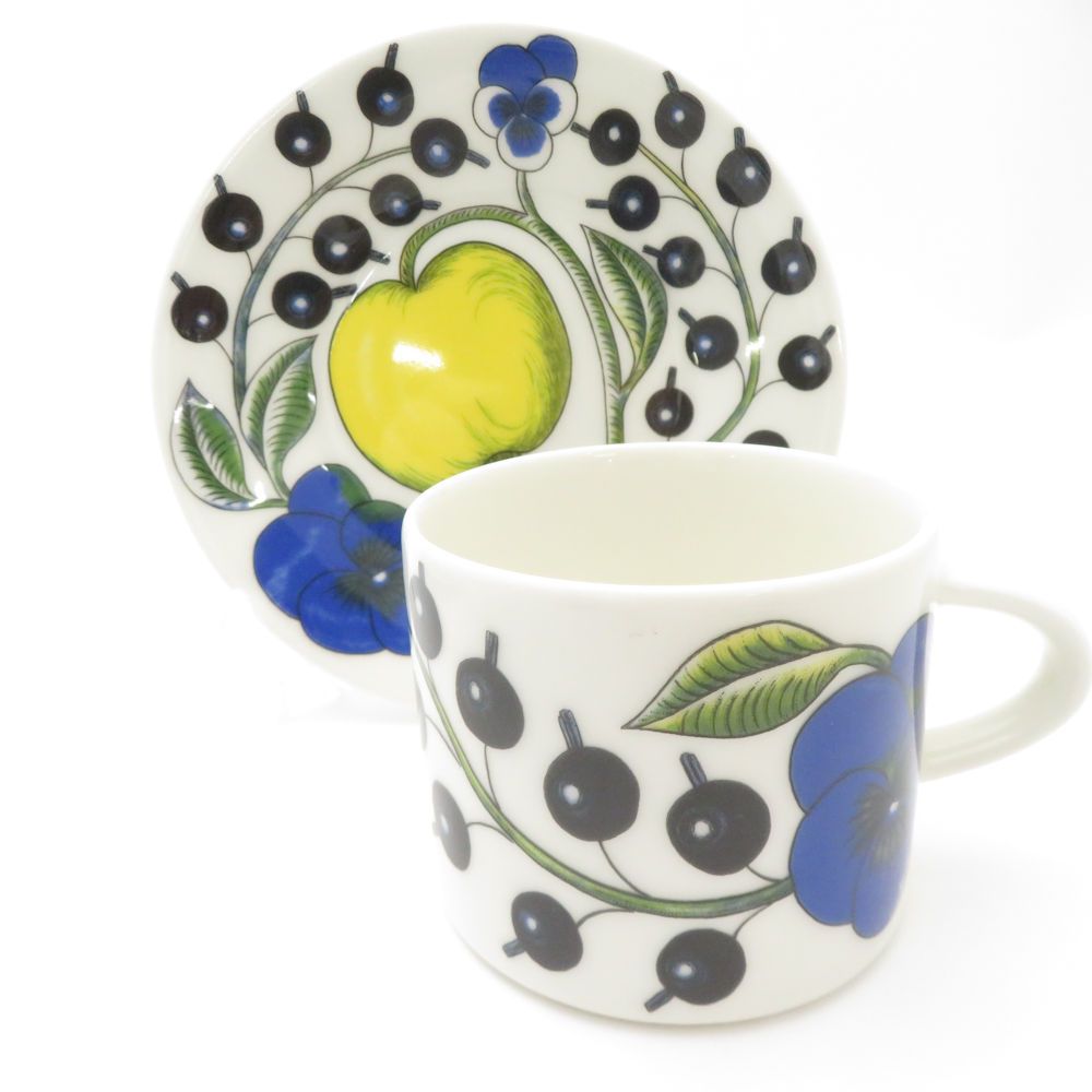 美品 ARABIA アラビア イエロー パラティッシ カップ＆ソーサー