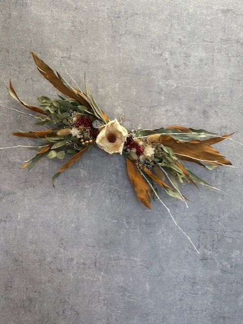 No.12 開店祝い ウォールデコ アート 日店舗有り ドライフラワー インテリア 壁掛け １点物 枝アート 新築祝い