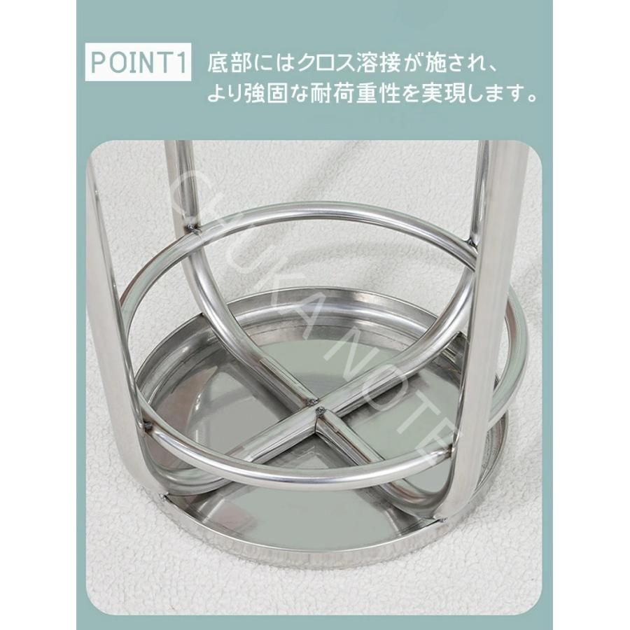 背もたれなし椅子 ラウンドスツール