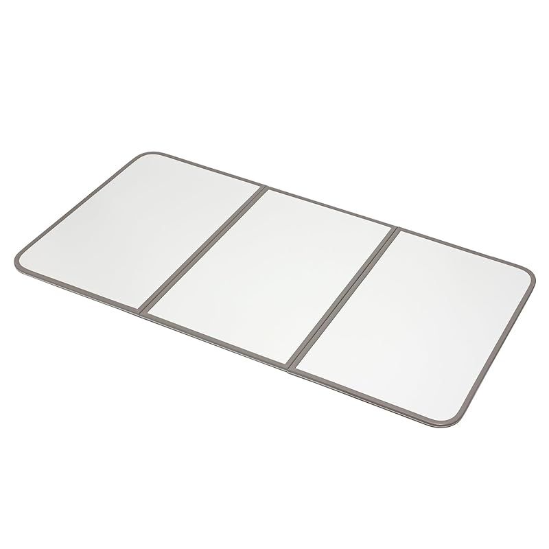 ミエ産業 ABS樹脂製 組み合わせ風呂ふた 製品サイズ 73×128cm 3枚組 ホワイト L13_WH 防カビ