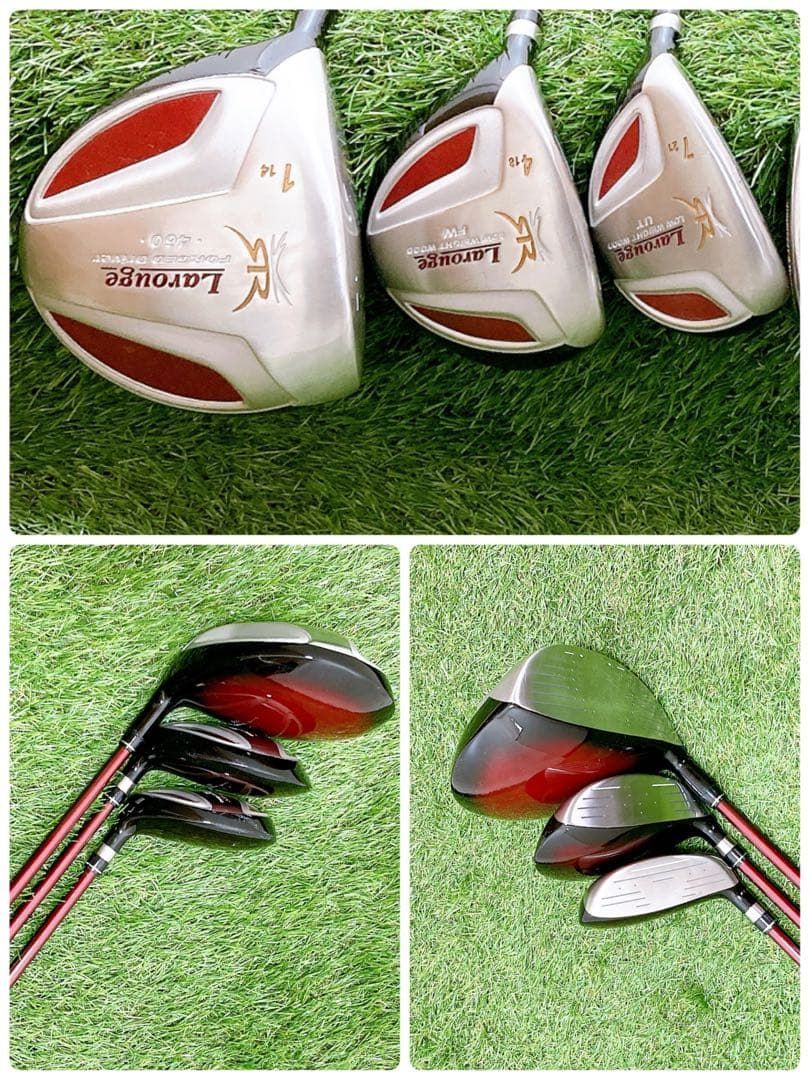 3.レフティー 初心者オススメ ゴルフクラブ レディースセット 左利き 9