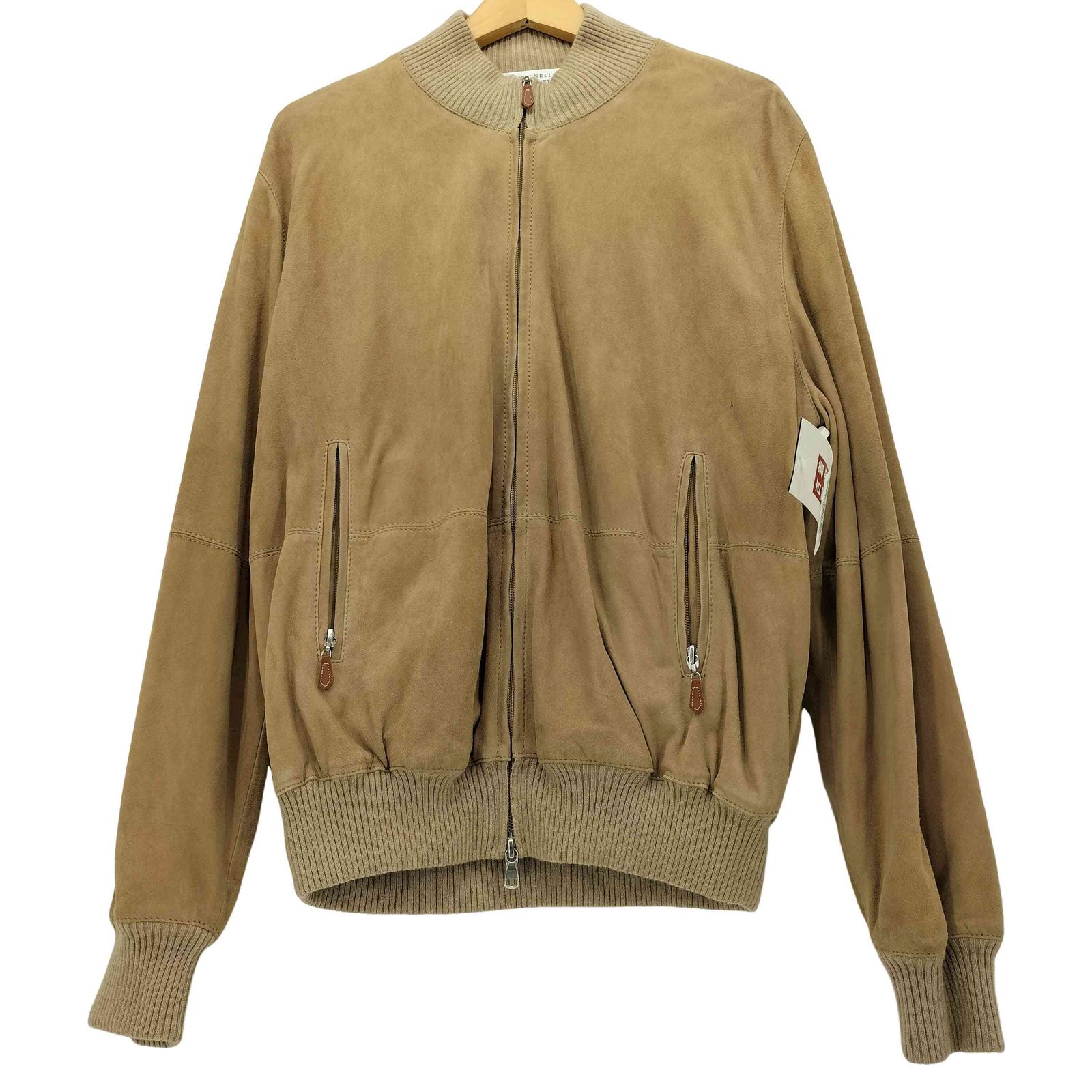 ブルネロクチネリ BRUNELLO CUCINELL カウレザー スエード 裏地 