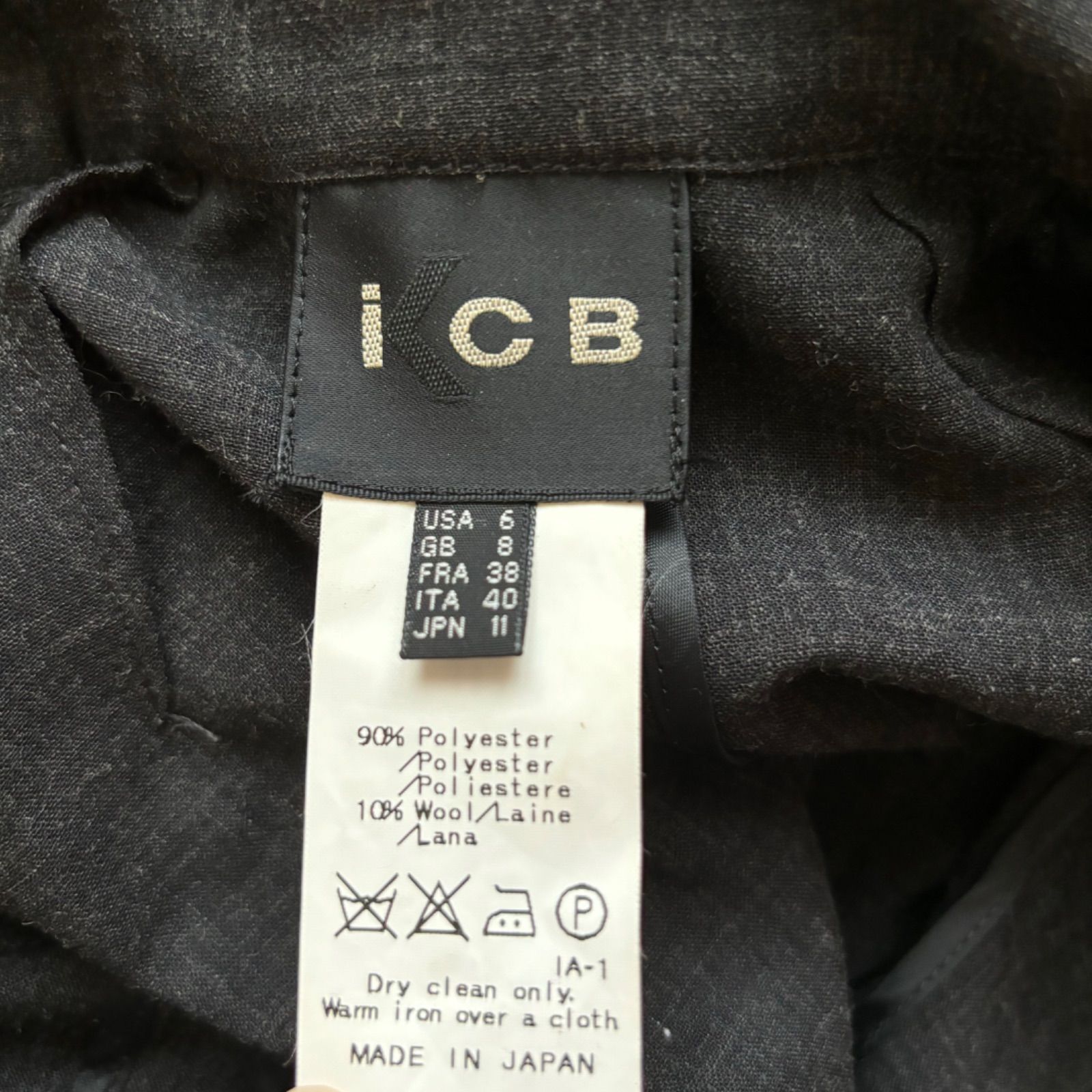 Z1392 ICB アイシービー セットアップ テーラードジャケット