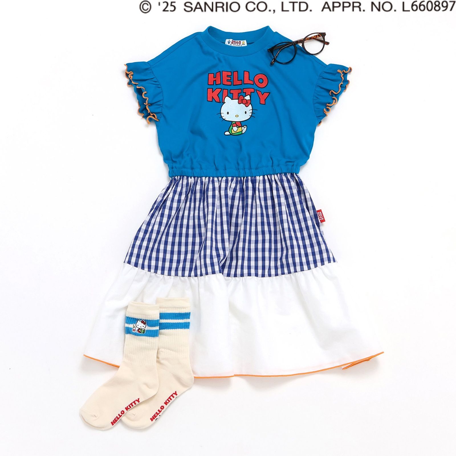 子供服 サンリオ ワンピース 半袖 女の子 キッズ 夏 ハロー