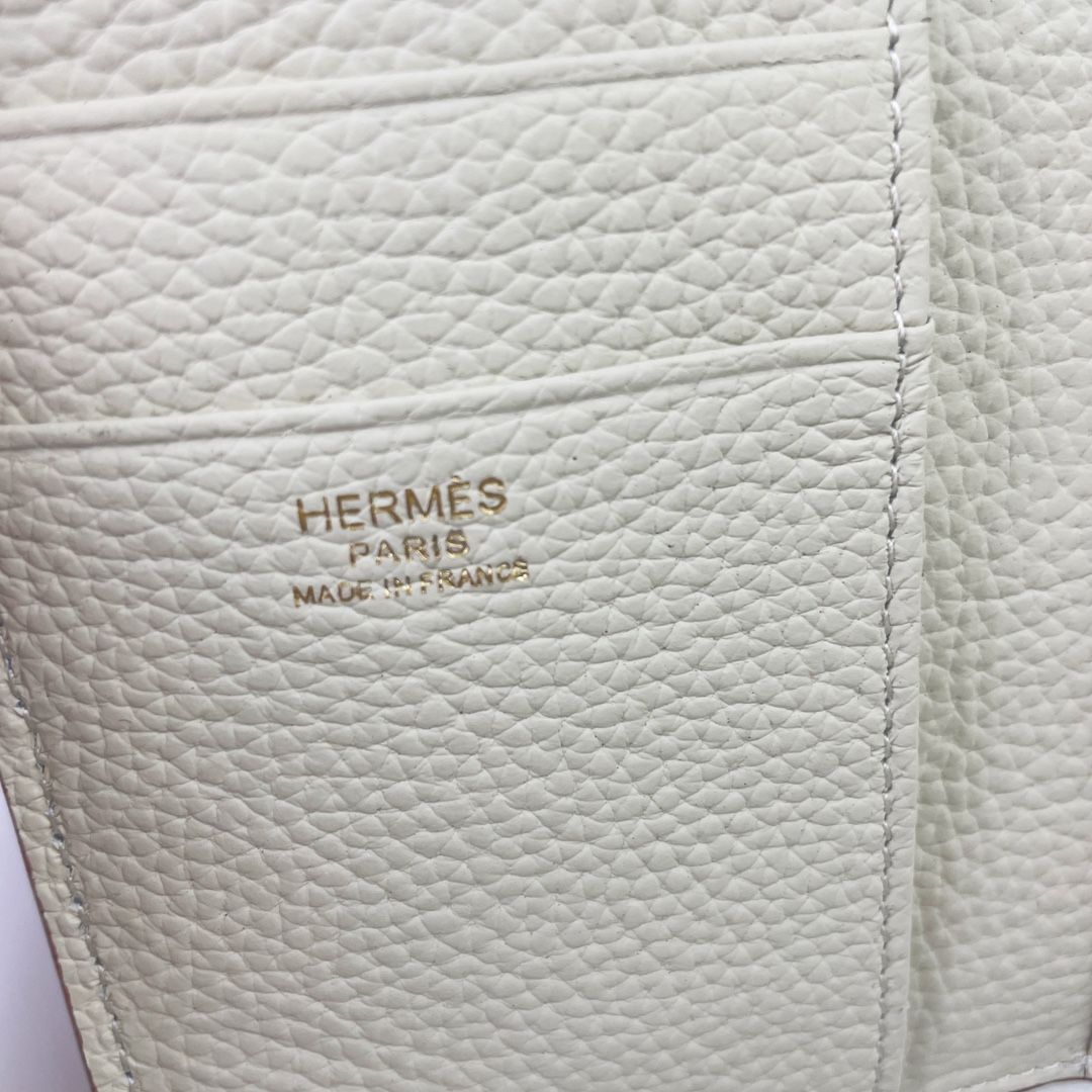 本日限定特価】Hermes Bearn ミニ財布 エプソムレザー ゴールドH