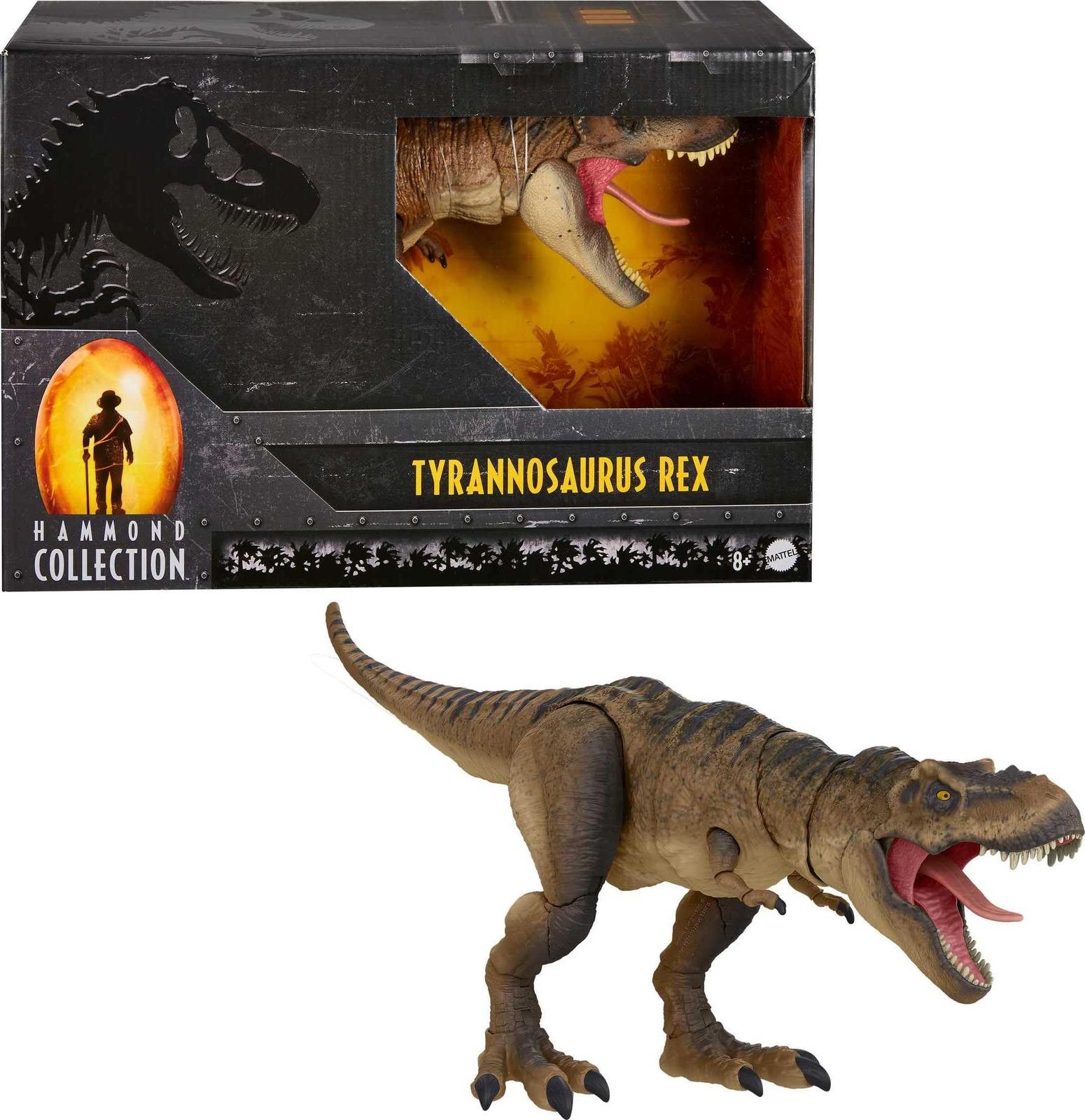 未開封● Tレックス ハモンドコレクション ジュラシックパーク 恐竜 　アメトイ マテル(MATTEL) ジュラシックワールド(JURASSIC WORLD