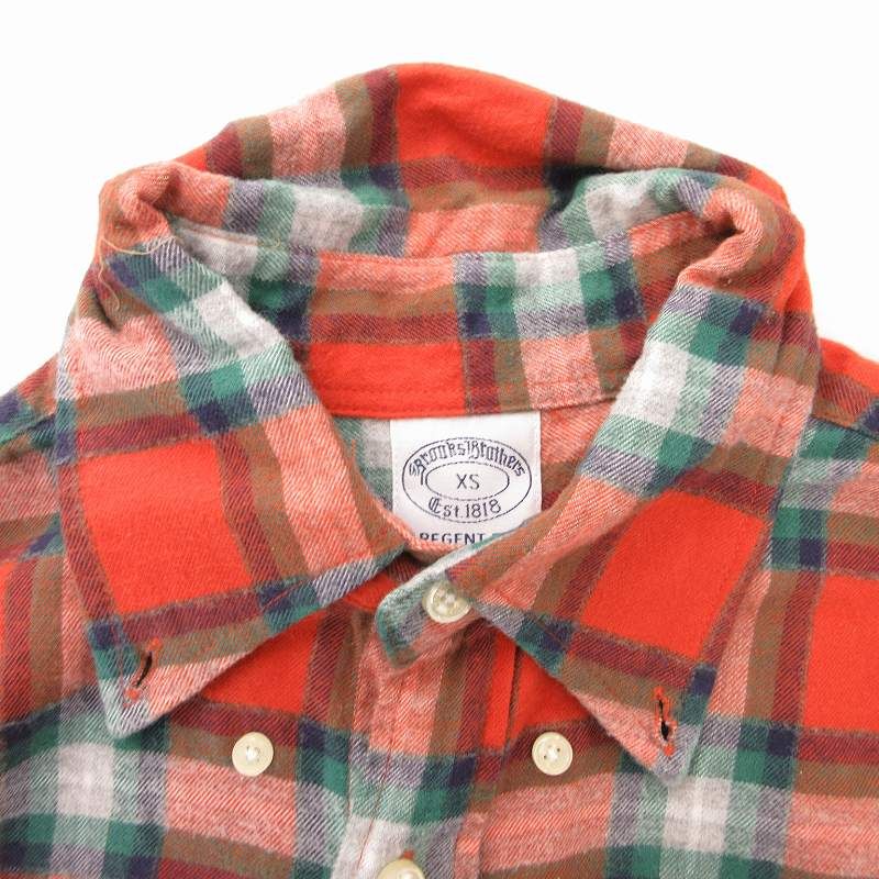 ブルックスブラザーズ REGENT刺繍ロゴ 長袖　まマルチカラーチェックシャツ ブルックスブラザーズ REGENT刺繍ロゴ 長袖 まマルチカラー