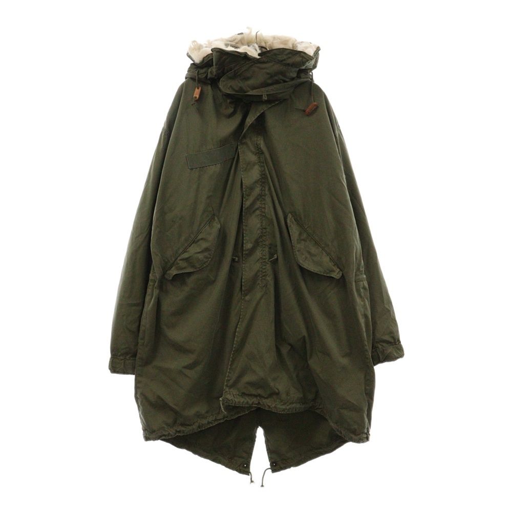 VINTAGE (ヴィンテージ) 70S US ARMY M-65 LINER MODS COAT アメリカ軍 ファー付き ライナー モッズコートフィッシュテールパーカー カーキ 8415-00-782-3004