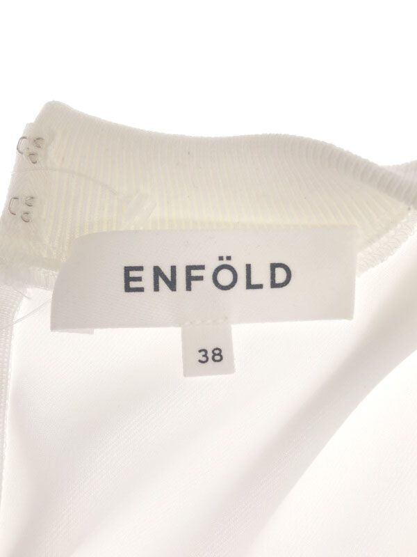 ENFOLD エンフォルド 22AW CURVE-HEM KNIT SLEEVE PULLOVER ニットスリーブオーバーサイズカットソー 300FA270-2700 38 ブラウン 14804 ENFOLD エンフォルド 22AW CURVE-HEM KNIT SLEEVE PULLOVER ニット