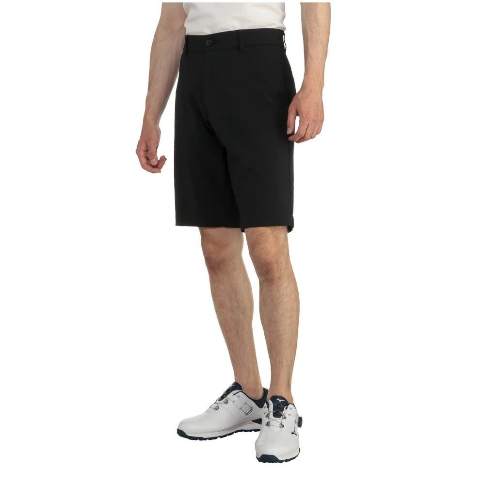 ミズノ ゴルフウェア 驚2ストレッチ ハーフパンツ 驚着 伸 秒で戻るパンツ E2MF2033 メンズ ブラック M ブラック M