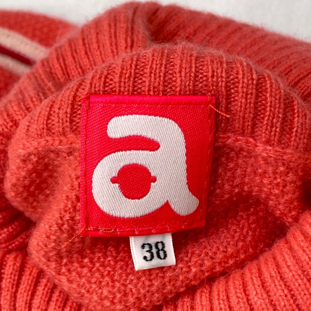 archivio アルチビオ　部分シャギー長袖ニットプルオーバー　サイズ38 サイズ：38 ARCHIVIO アルチビオ カシミヤ タートルネック 長袖 ニット