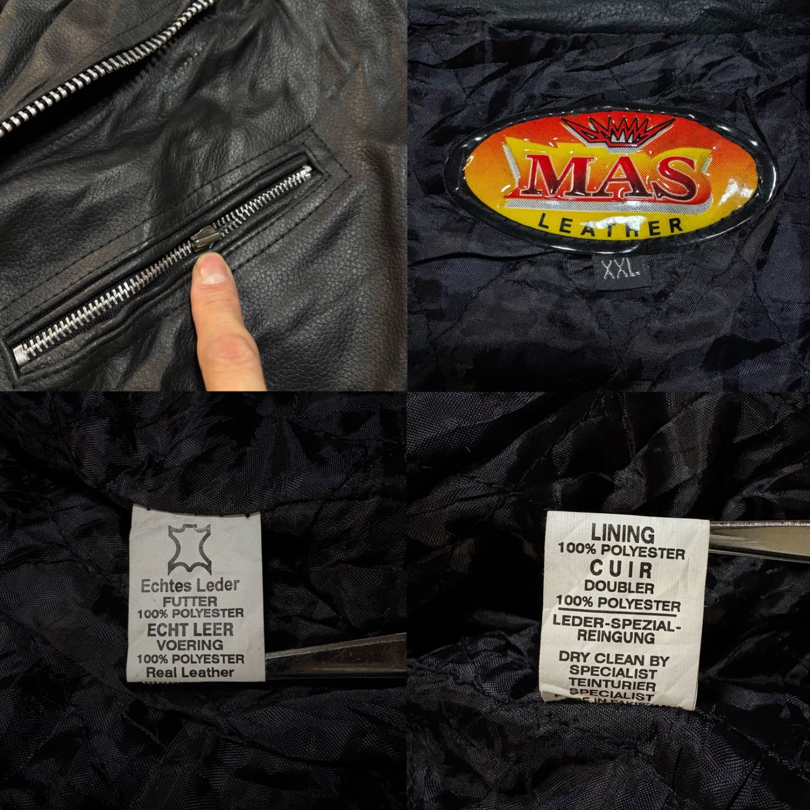 Vintage ヴィンテージ LeatherJacket レザージャケット DoubleRiders