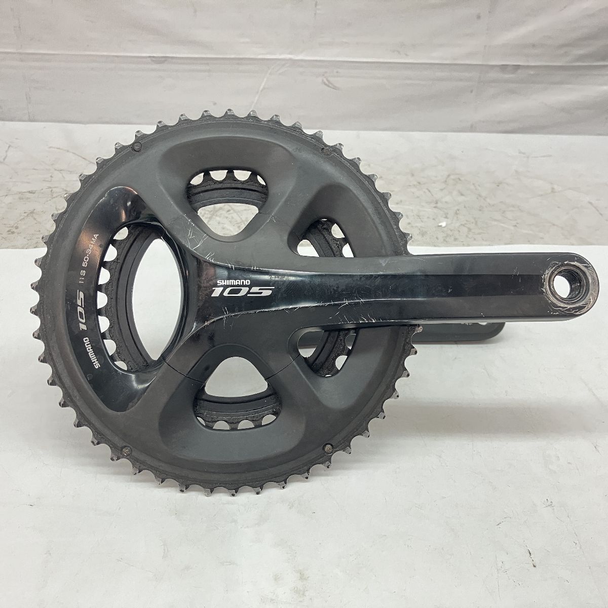 SHIMANO 105 FC-5800 11S 50-34MA クランク チェーンリング セット 自転車 パーツ 部品 シマノ 中古 C9294148  - メルカリ