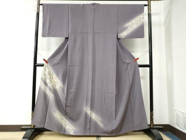 平和屋着物●訪問着　作家物　刺繍　貝紫　鳳凰花鳥文　暈し染め　金彩　鈴乃屋扱い　正絹　逸品　CAAW8190yc 平和屋着物○訪問着 作家物 刺繍 貝紫 鳳凰花鳥文 暈し染め 金彩