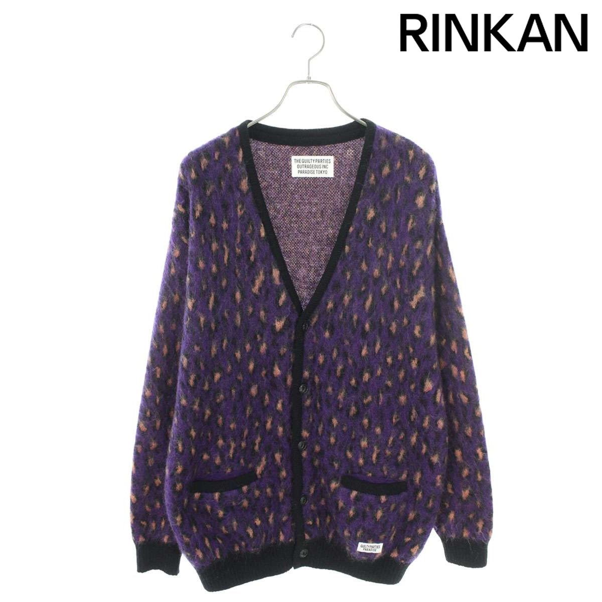 ワコマリア LEOPARD MOHAIR CARDIGAN レオパードモヘヤカーディガン メンズ L - メルカリ