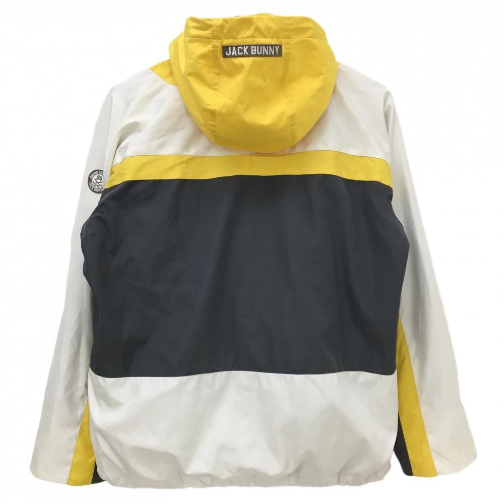 ジャックバニー 3WAYジャケット イエロー×白×グレー ボアベスト取外し可 蓄熱裏地 レディース 1 M ゴルフウェア Jack Bunny