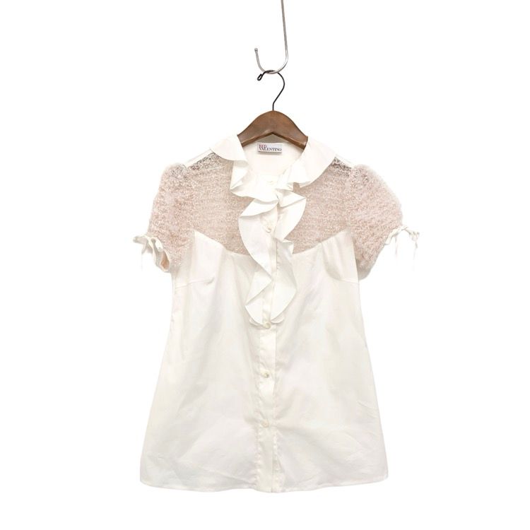 RED VALENTINO - 専用☆レッドヴァレンティノ リボン 白襟 上品で可愛いブラウス☆ 40 楽天市場】リボン（ブランドレッドヴァレンティノ）（トップス