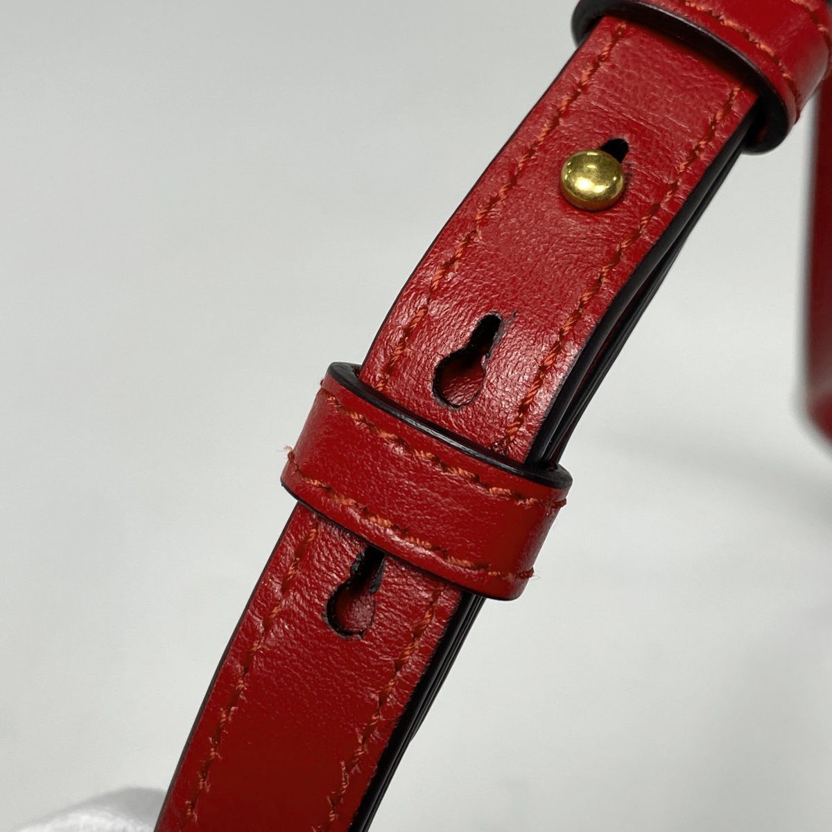 GUCCI ダブルG GGマーモント チェーンショルダーバッグ レザー