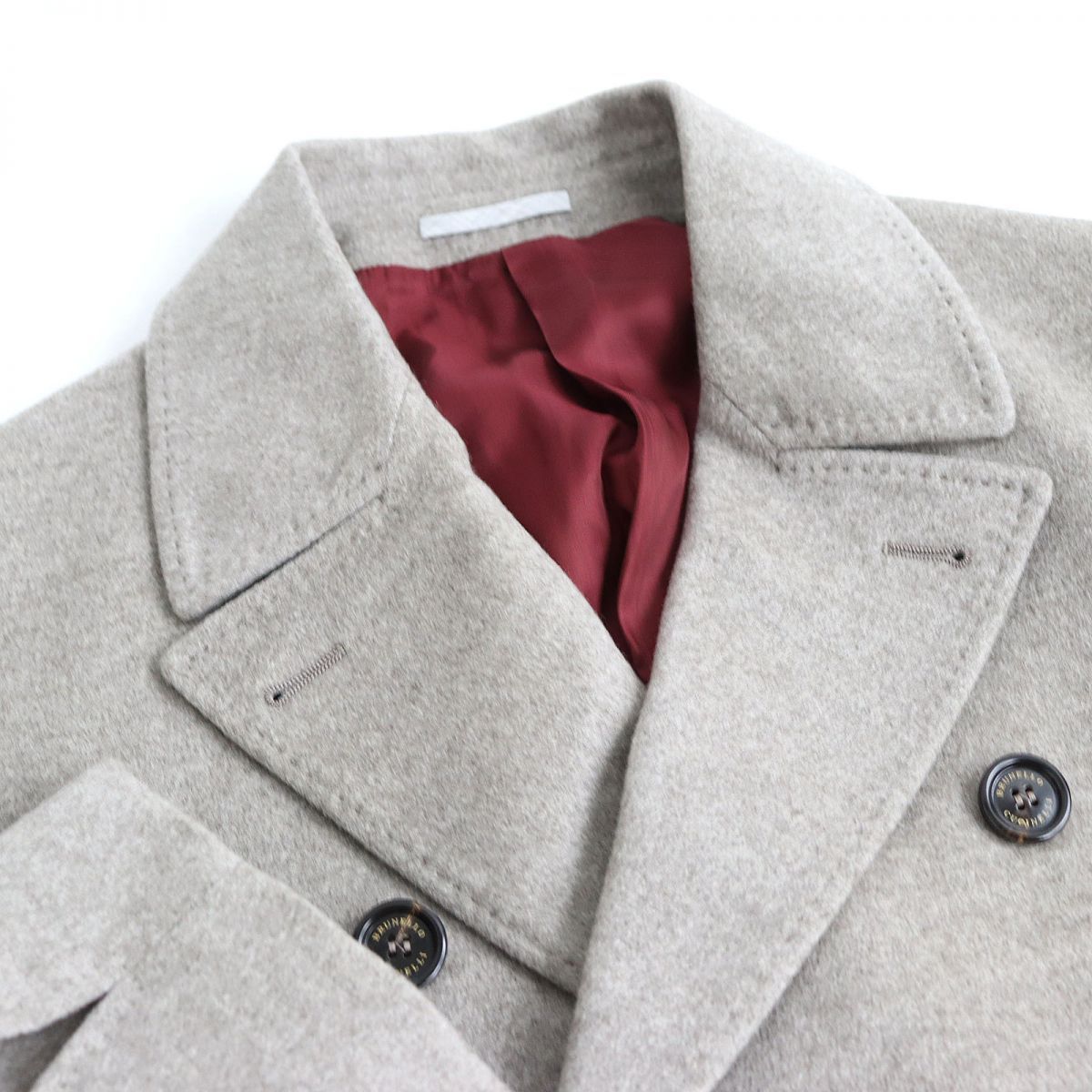 未使用品◇Brunello Cucinelli ブルネロクチネリ カシミヤ100％ ロゴ 