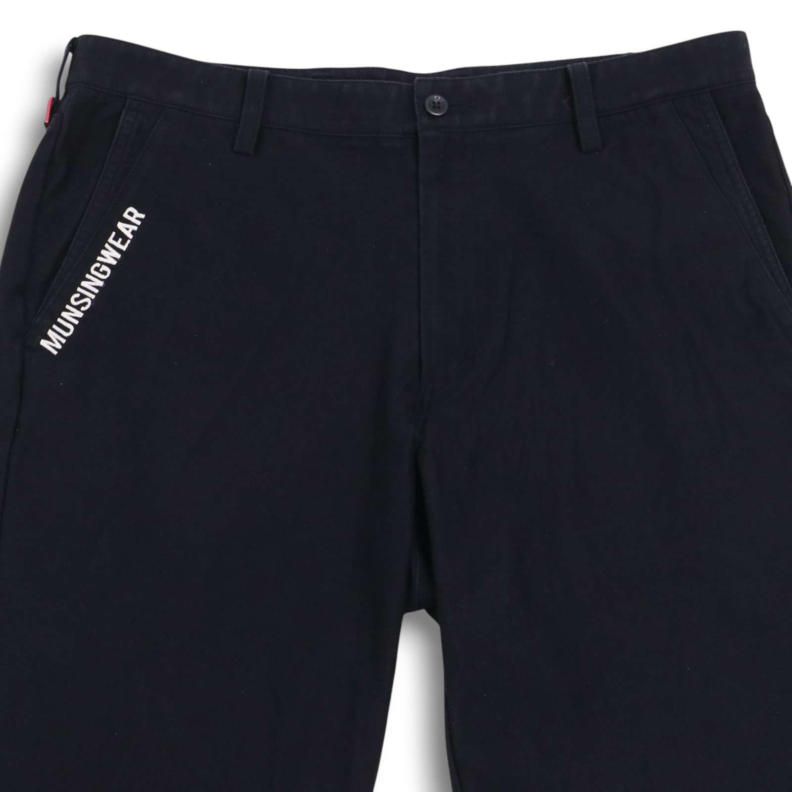 Munsingwear - 【超美品】マンシングウェア パンツ ネイビー 英字総柄 ストレッチ メンズ 85 ゴルフウェア 2023年モデル Munsingwear Munsingwear - 【超美品】マンシングウェア パンツ ネイビー