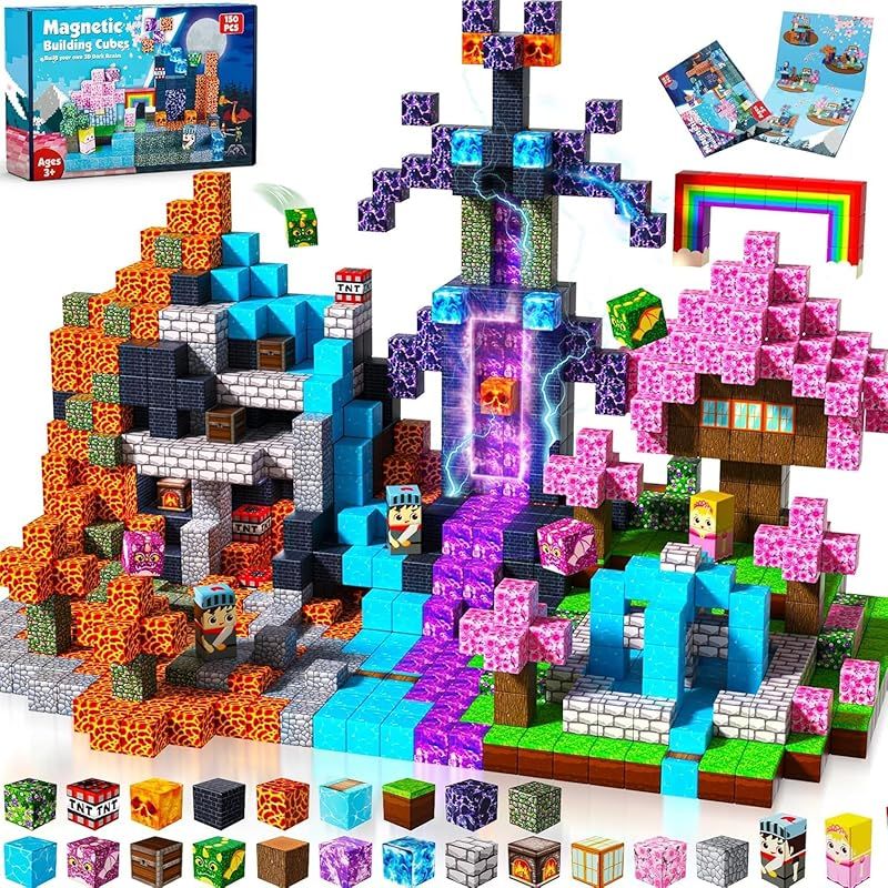 おもちゃ 磁石ブロック 0 Pcs マグネットブロック : 子供 知育玩具 贈り物 ギフト クリスマス 誕生日プレゼント 男の子と女の子 マグネット 食品・飲料・お酒 知育