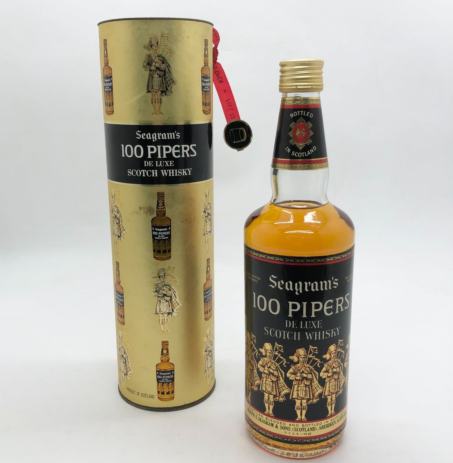 ◎I316【未開栓】100 PIPERS DE LUXE SCOTCH WHISKY 100パイパース