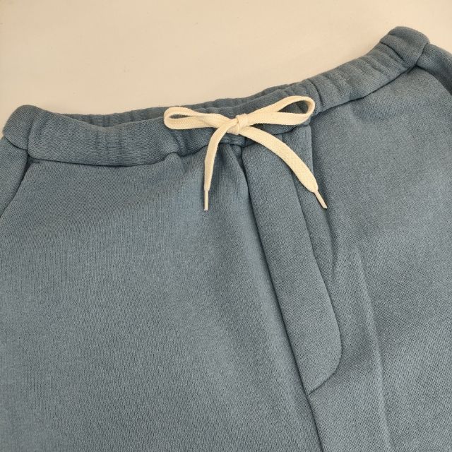 品揃え充実！ R-D.M.Co- 7271 裏起毛 コットン イージー パンツ ライトブルー レディース オールドマンズテーラー 5-0917T∞ 今売れているのはコレ!