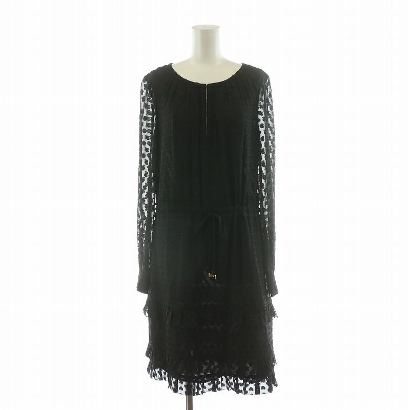 トリーバーチ TORY BURCH ワンピース ロング シアー ドット 絹 シルク  