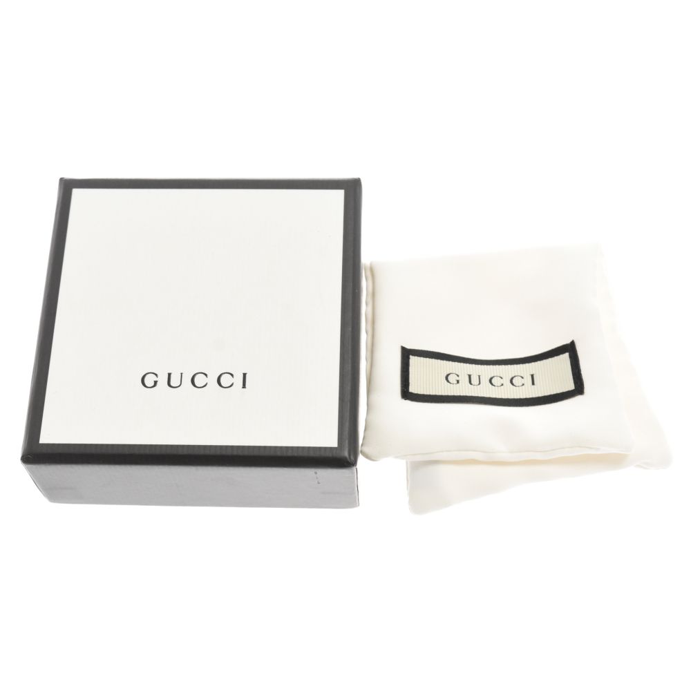 GUCCI (グッチ) ガーデン キャットヘッド ストーン シルバーバングル
