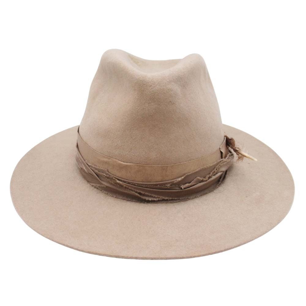 新品同様 THE FAT HATTER ザファットハッター CA4LA別注 中折れ