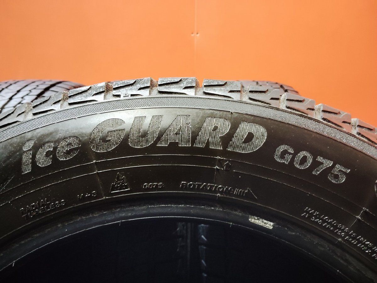 YOKOHAMA ice GUARD G075 235/60R18 18インチ 4本 22年製 バリ溝
