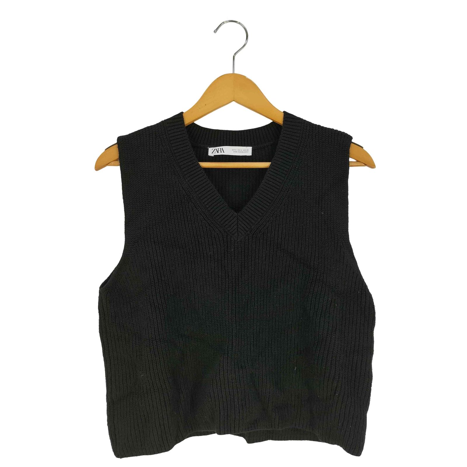 ZARA ニットベスト 新品未使用 ZARA ザラ ニット ベスト オレンジ 新品未使用 M - メルカリ