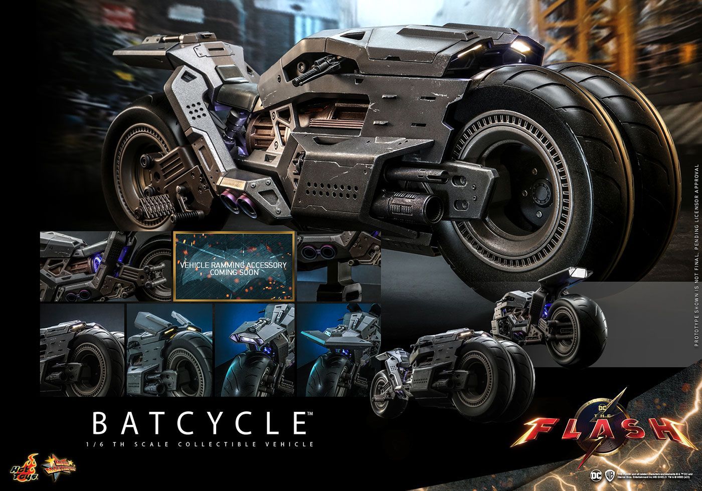 ホットトイズ ムービー マスターピース ザ フラッシュ 1|6スケールビークル バットサイクル