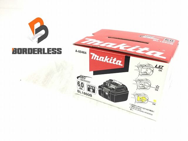 makita マキタ 18V 6.0Ah 純正 リチウムイオンバッテリー BL1860B 残量表示付 リチウムイオン電池 雪マーク 107661