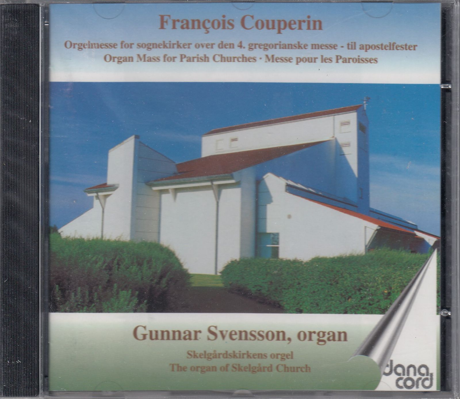 CD/Danacord]フランソワ・クープラン(1668-1733):教区のためのミサ曲/アラン・ディール(vocal)u0026マティアス・グローブ・マドセン(vocal)u0026アンダース・スコフステッド(t)u0026グンナー・スヴェンソン(org)  - メルカリ