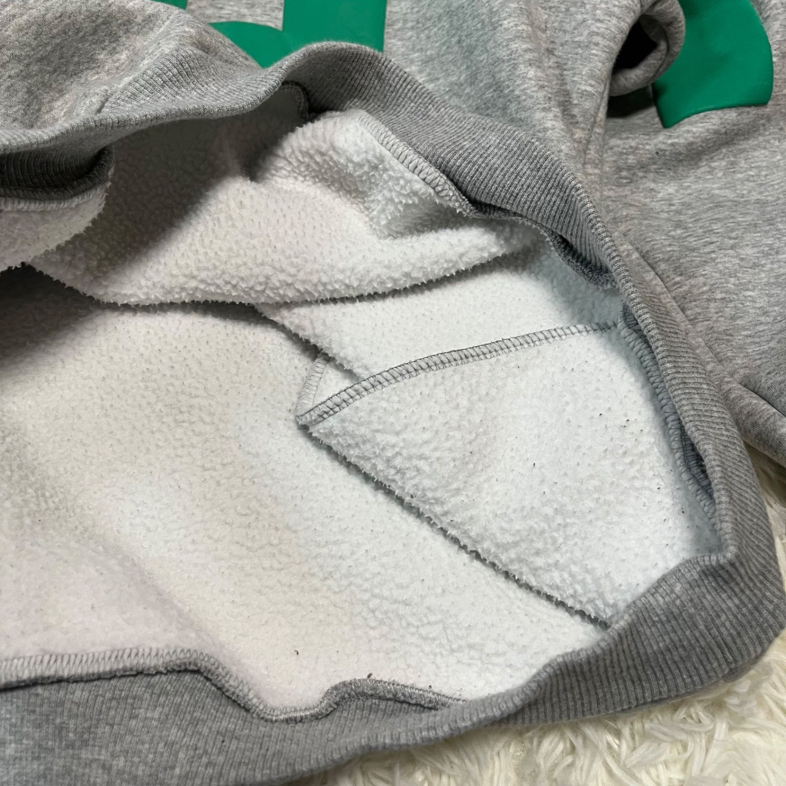 ミラーナイン　フード付きパーカー グレー 30%OFF】Embroidery zip hoodie/3color – MIRROR9
