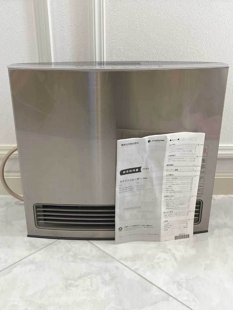 ノーリツ ガスファンヒーター nanoe TOHO GAS GFH-4005D 18年製