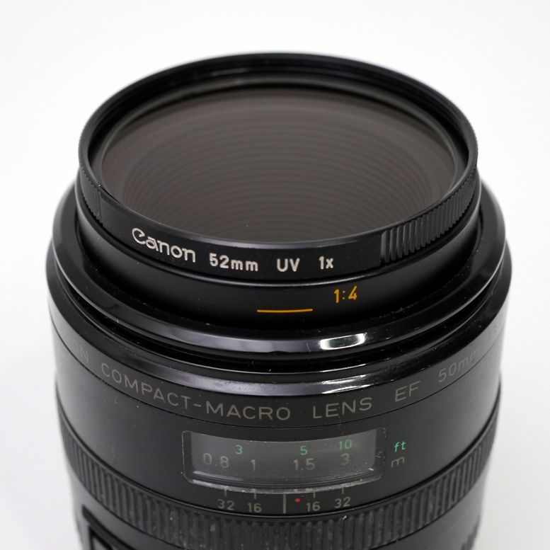 【中古・ジャンク】CANON COMPACT-MACRO LENS EF 50mm f2.5（カビあり）