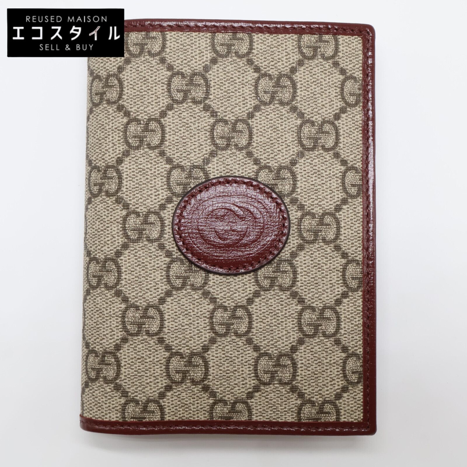 GUCCI グッチ 【美品】724562 インターロッキングG GG パスポート 