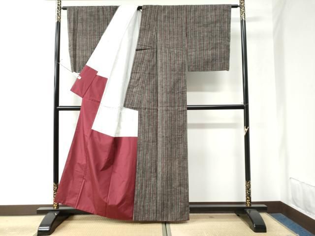 平和屋着物●上質な紬　縞　正絹　逸品　未使用　CAAU2131yc 平和屋着物○上質な紬 縞 正絹 逸品 未使用 CAAU3013yc - メルカリ