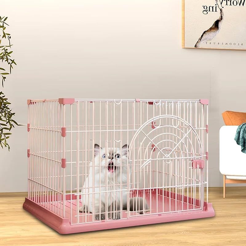 MEGANEKO 猫ケージ 3段 ピンク MEGANEKO 猫ケージ 3段 ピンク MEGANEKO