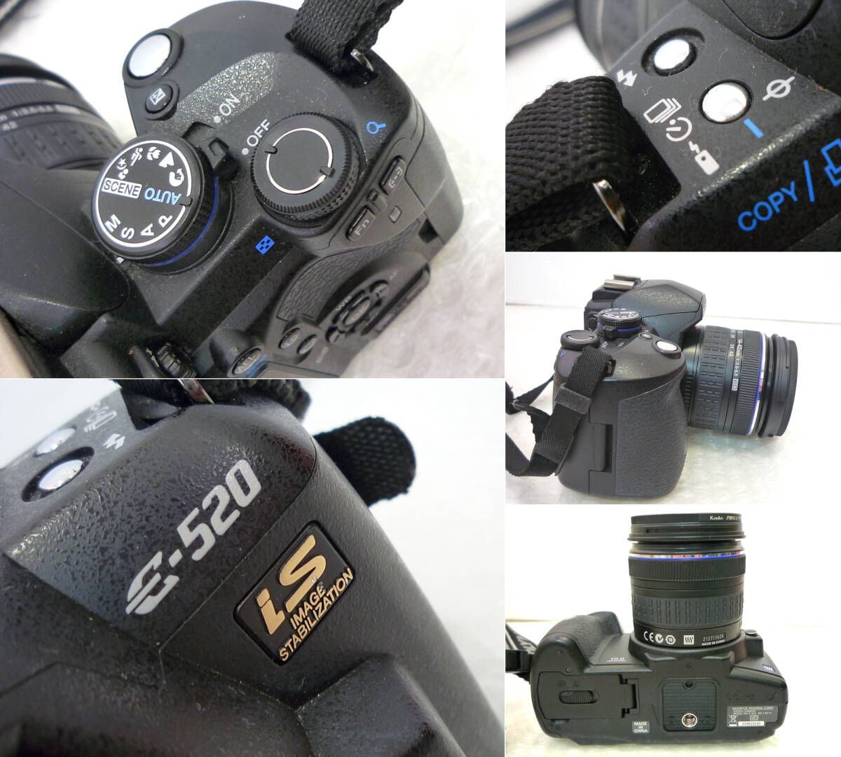 OLYMPUS デジタル一眼レフカメラ E-520 ダブルズームキット 望遠レンズ 