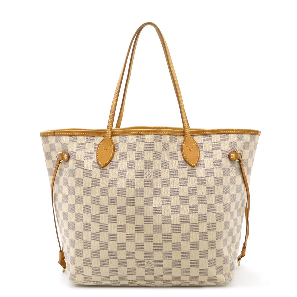 LOUIS VUITTON ルイ ヴィトン ダミエアズール ネヴァーフルMM トートバッグ ショルダーバッグ ショルダートート 肩掛け N51107