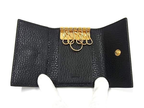 GUCCI　キーケース6連　ダスティ　GGスプリーム　マーモント　PVCレザー GUCCI キーケース6連 ダスティ GGスプリーム マーモント PVCレザー