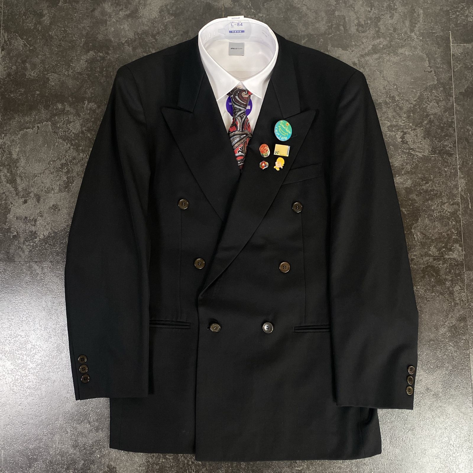 ポール・スミス 3ボタン スーツ ブラックPAUL SMITH 成人式