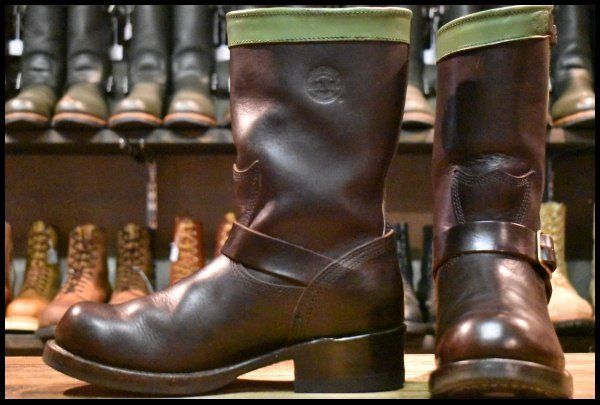 8D SANTA ROSA エンジニア サンタローザ ブラウン HTC ビンテージ 60’S 70’S 80’S 2268 ブーツ HOPESMORE FJ069