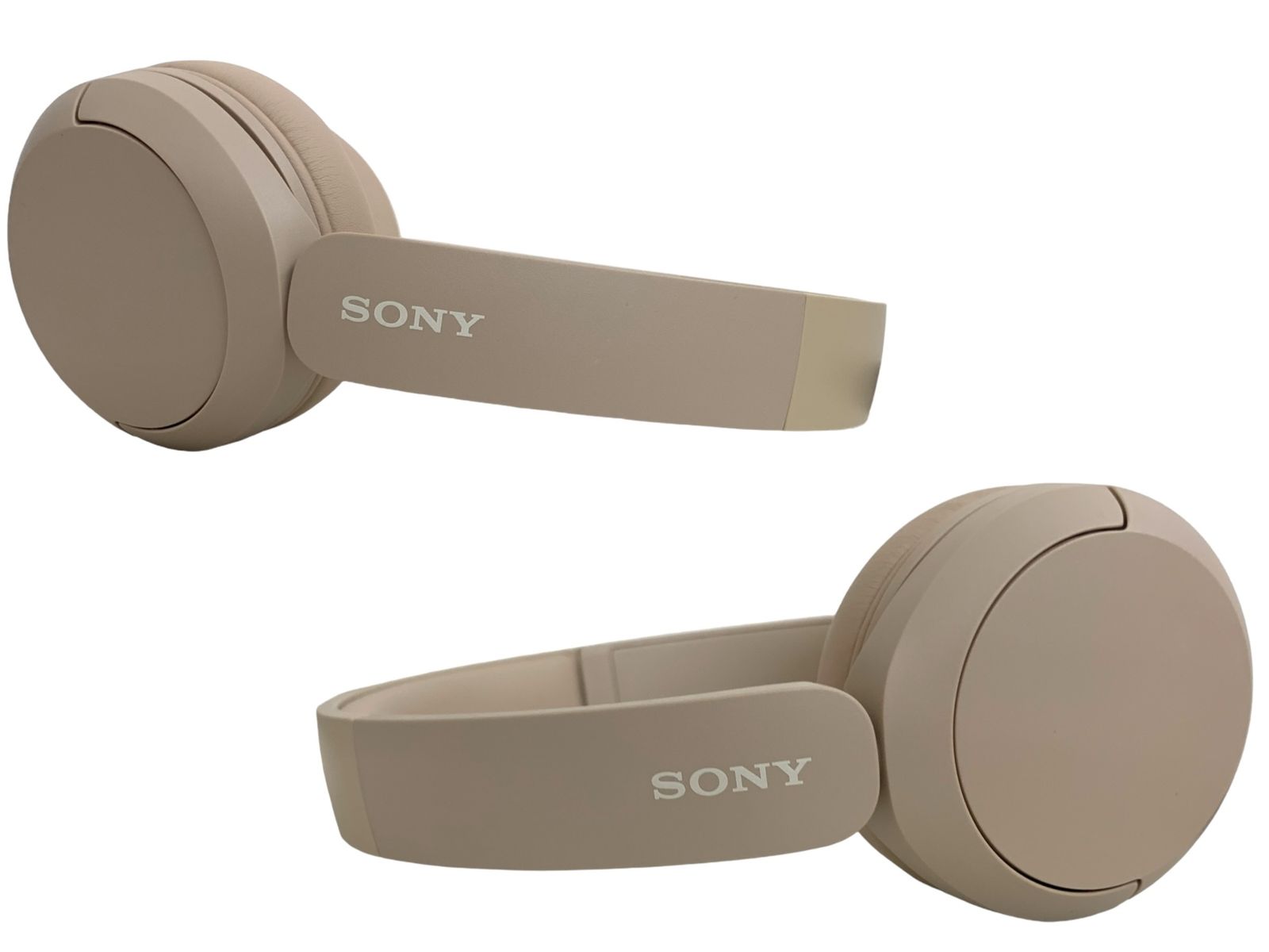 SONY (ソニー) ワイヤレスステレオヘッドセット ワイヤレスヘッドホン Bluetooth 専用アプリ イコライザー 広がりのあるいい音 WH-CH520 ベージュ 家電/004